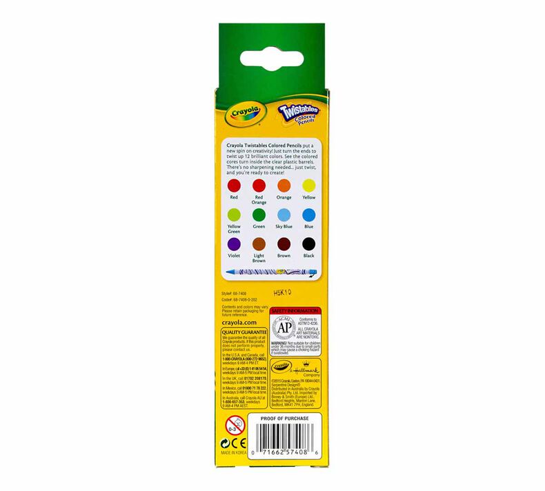 Crayola Twistables Colored Pencils 12ct