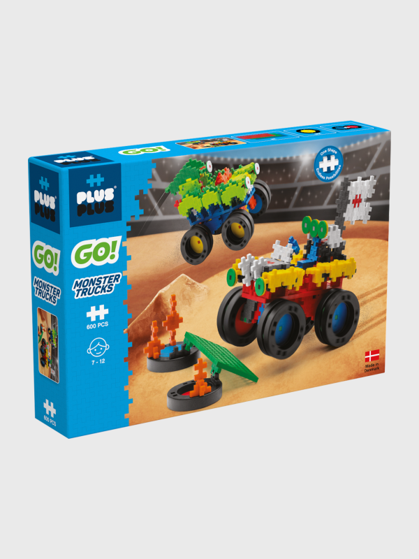 Plus-Plus Go! Monster Trucks