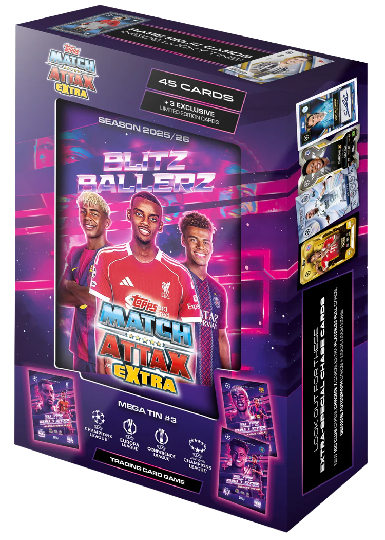 Topps Match Attax EXTRA 2025/26 Mega Tins