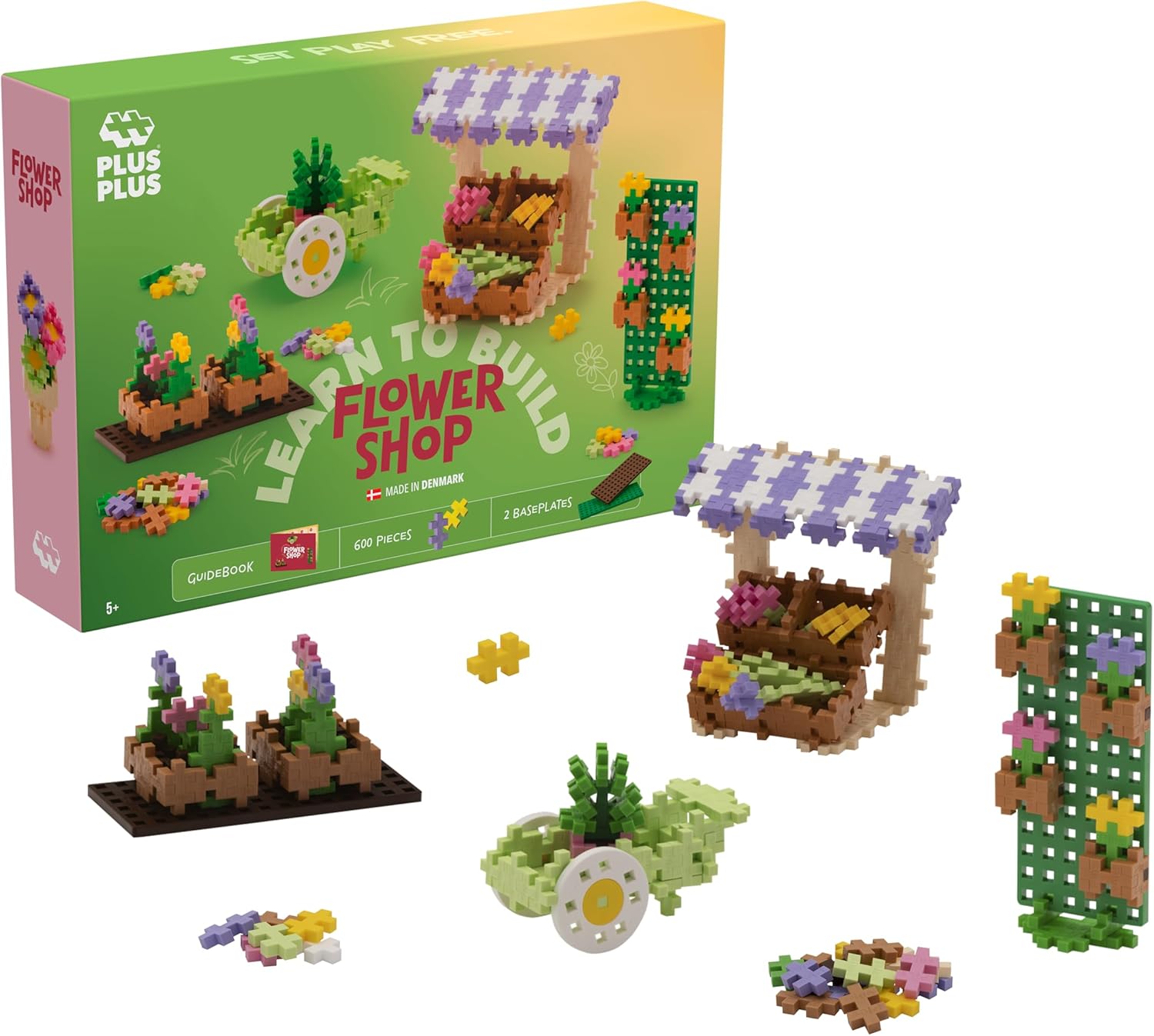 Plus-Plus Learn To Build Flower Shop