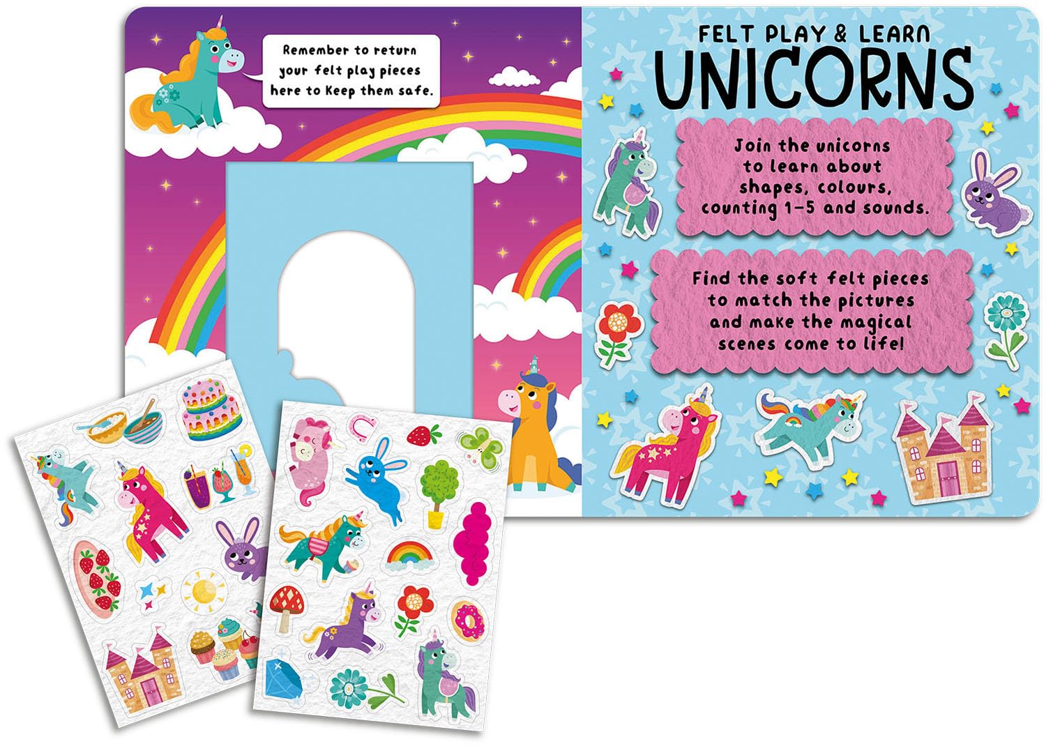 Play Felt And Learn Unicorns