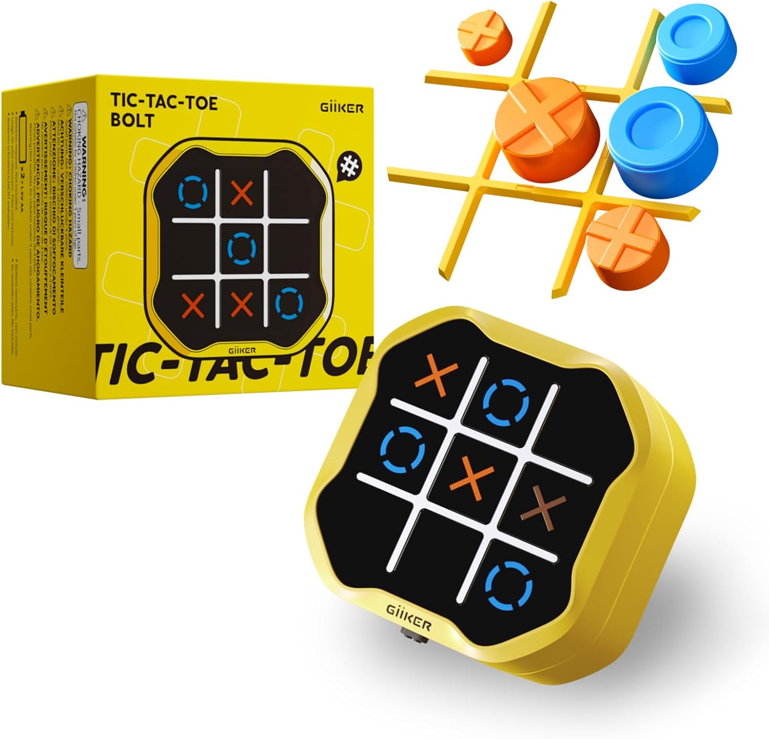GiiKER Tic-Tac-Toe Bolt (Yellow)