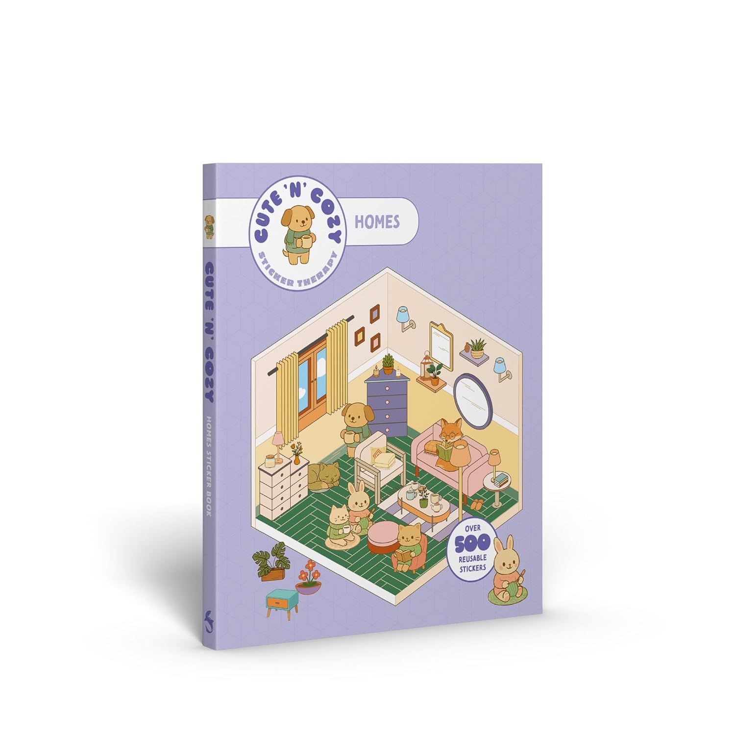 Cute N Cozy Sticker Therapy: Houses Over 700 Reusable Stickers!