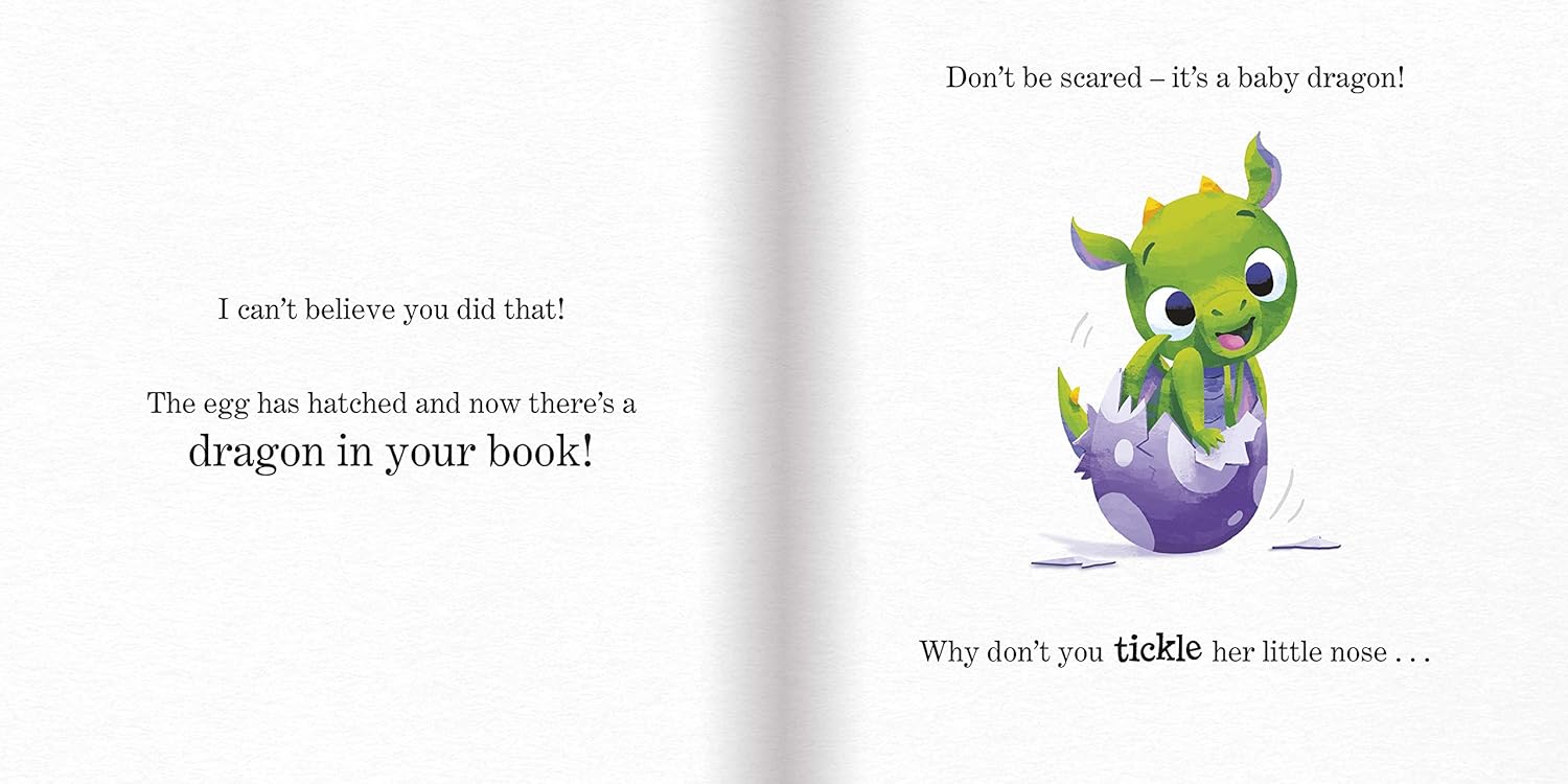 Theres A Dragon In Your Book by Tom Fletcher (Board Book)