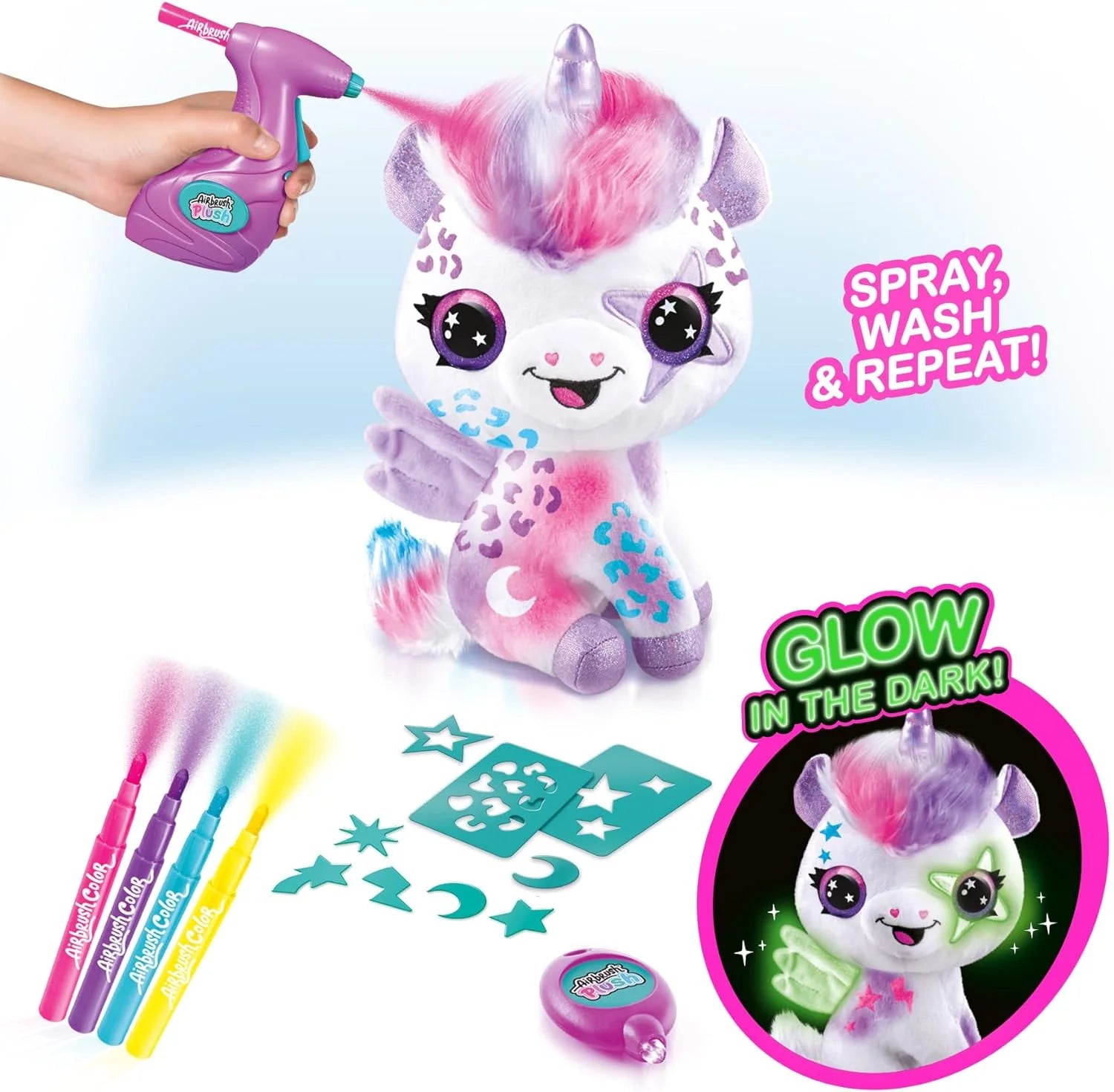 Promo Style 4 ever / canal toys' peluche spray art chez Géant Casino