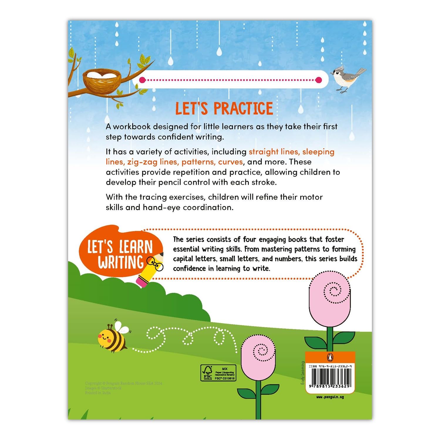 Lets Learn Writing: Patterns And Pencil Control