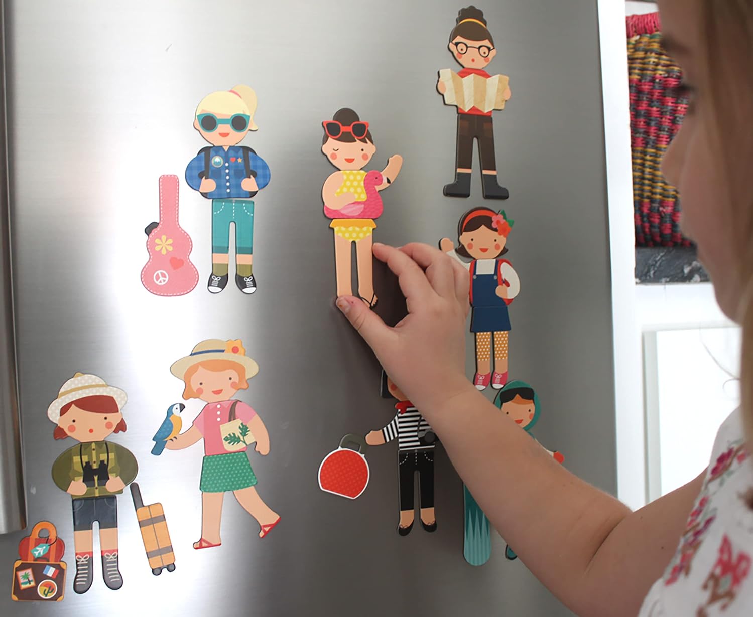 Petit Collage On-the-Go Magnetic Play Set: Little Travelers