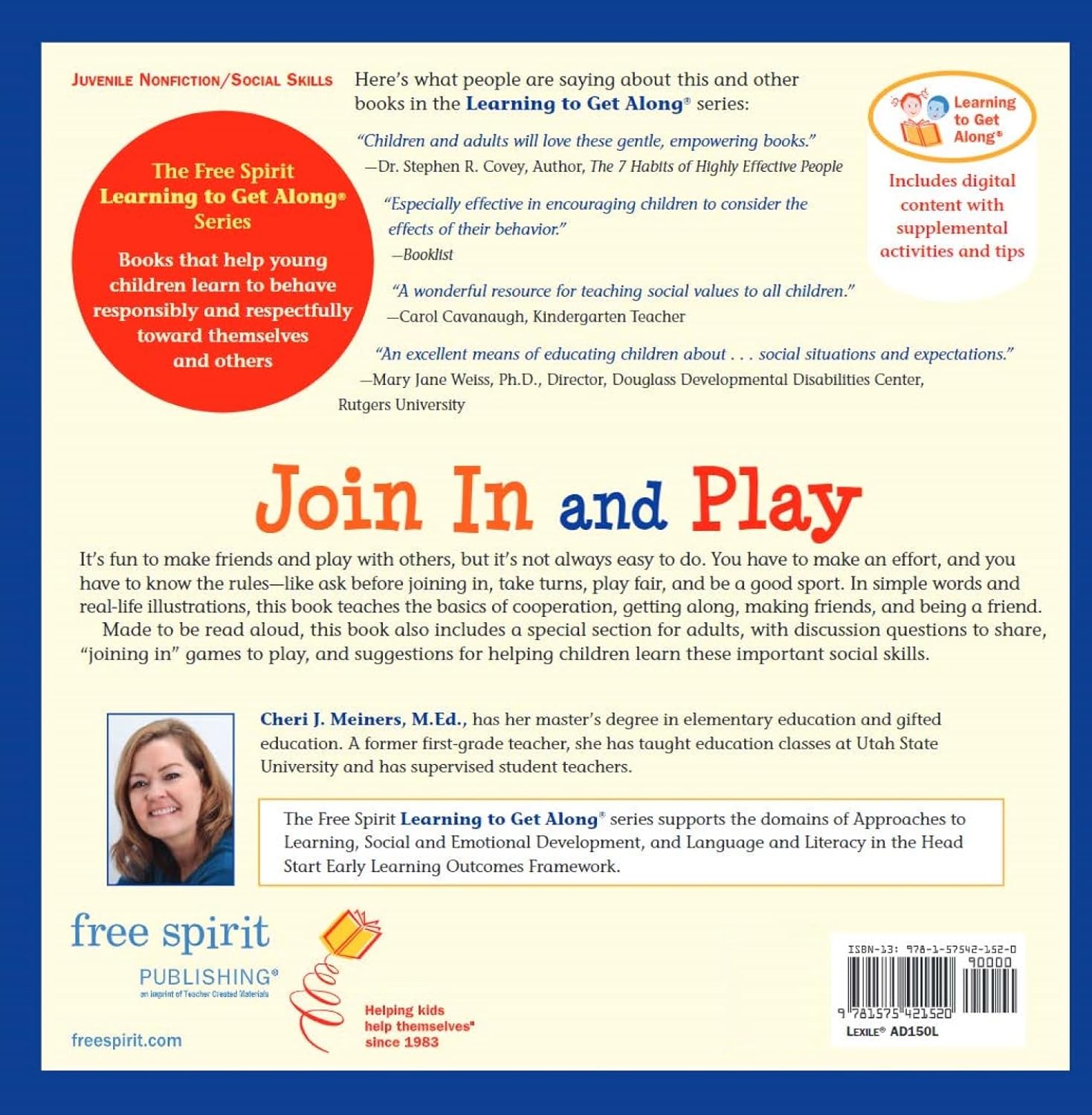 Learning To Get Along: Join In & Play (Ages 4-8)