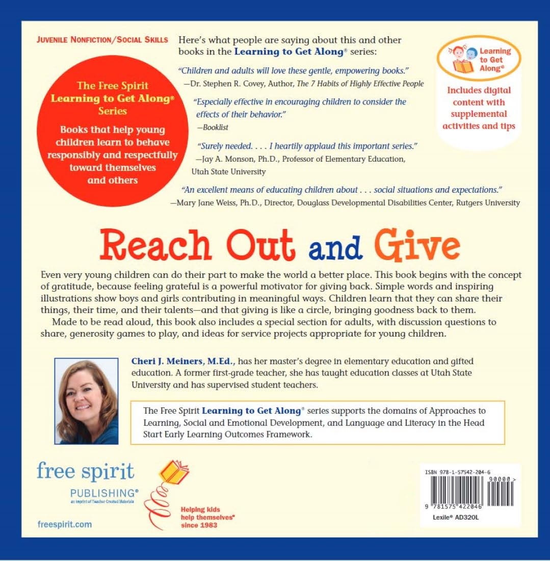 Learning To Get Along: Reach Out And Give (Ages 4-8)