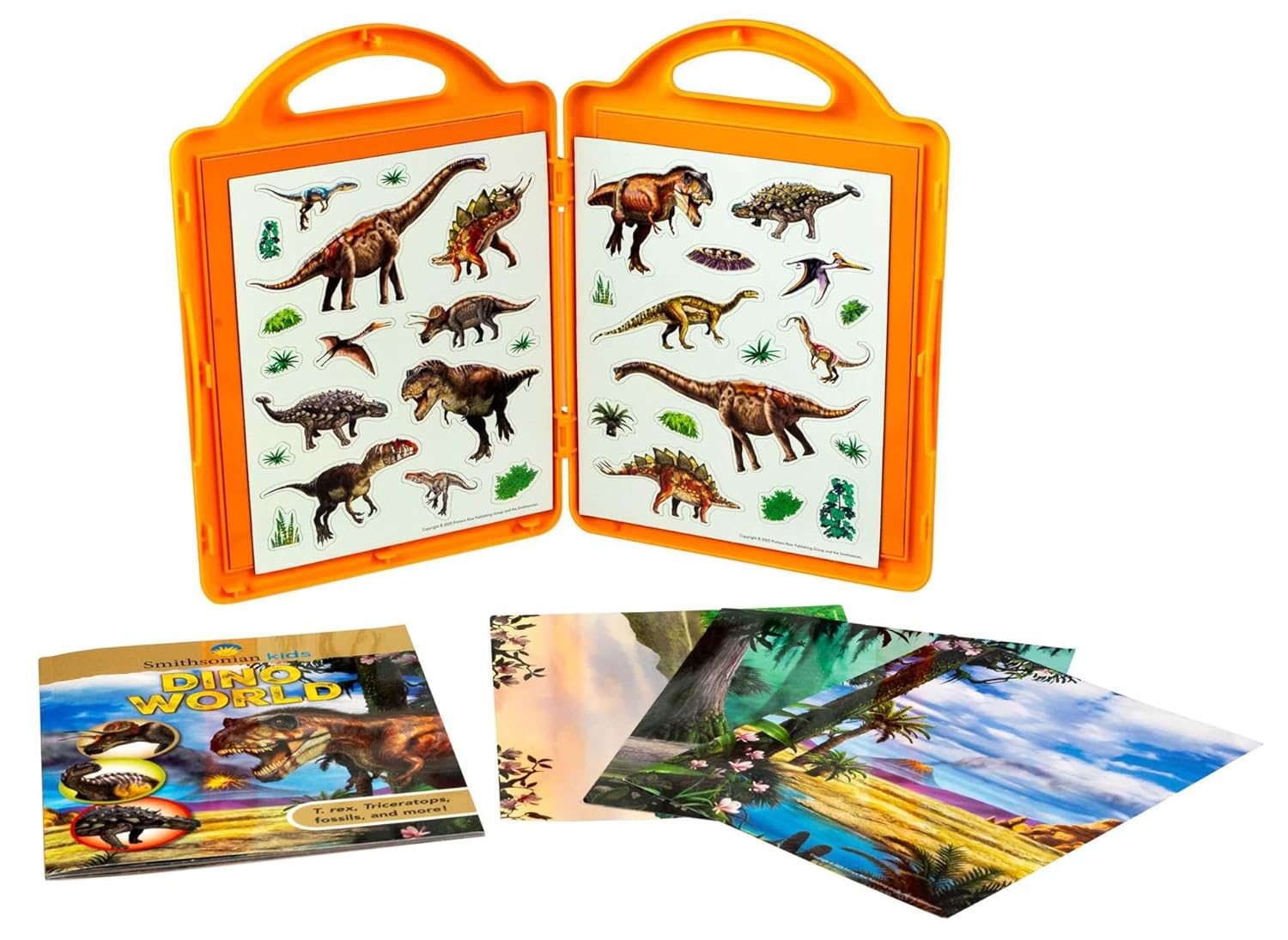 Book And Magnetic Play Set: Dino World
