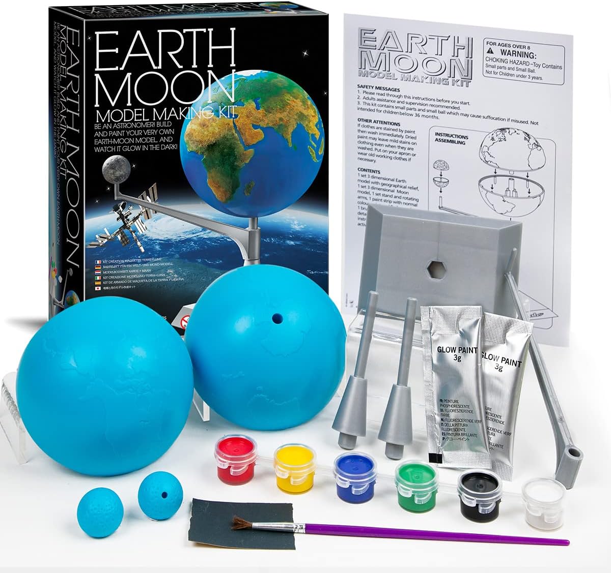 4M KidzLabs Earth Moon Model Making Kit