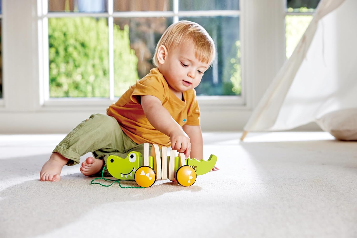 Hape Walk-A-Long Crocodile