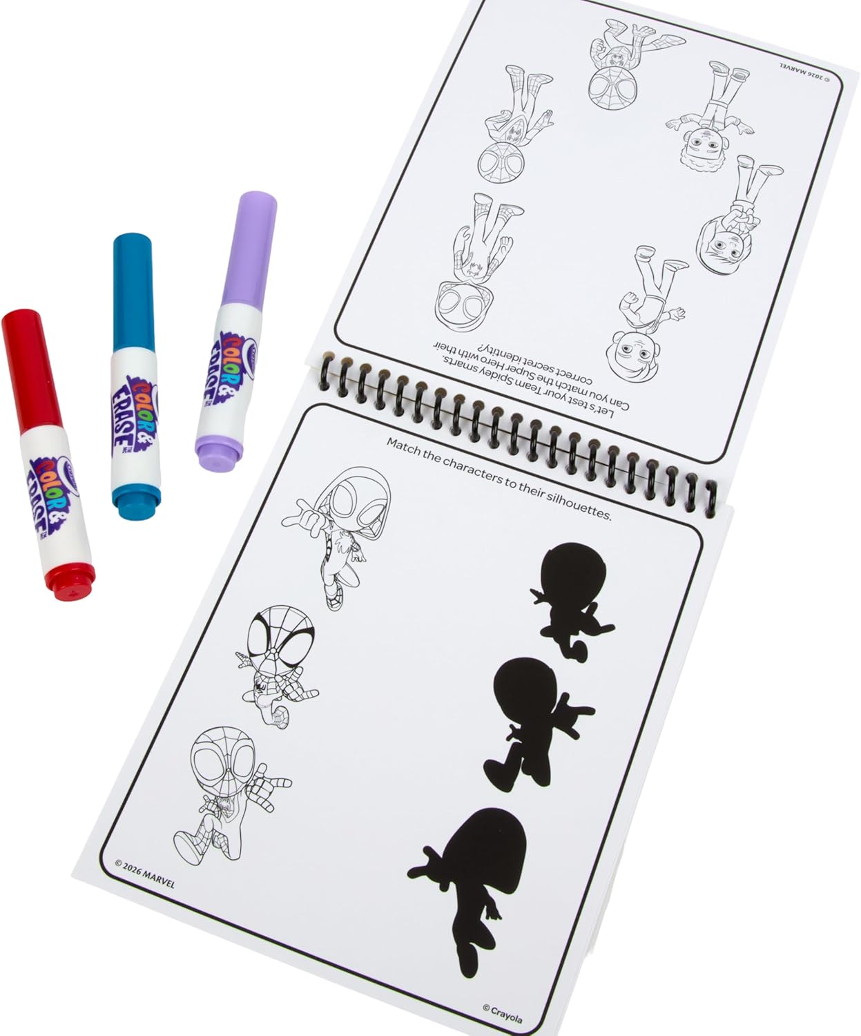Crayola Color & Erase Activity Pad: Spidey