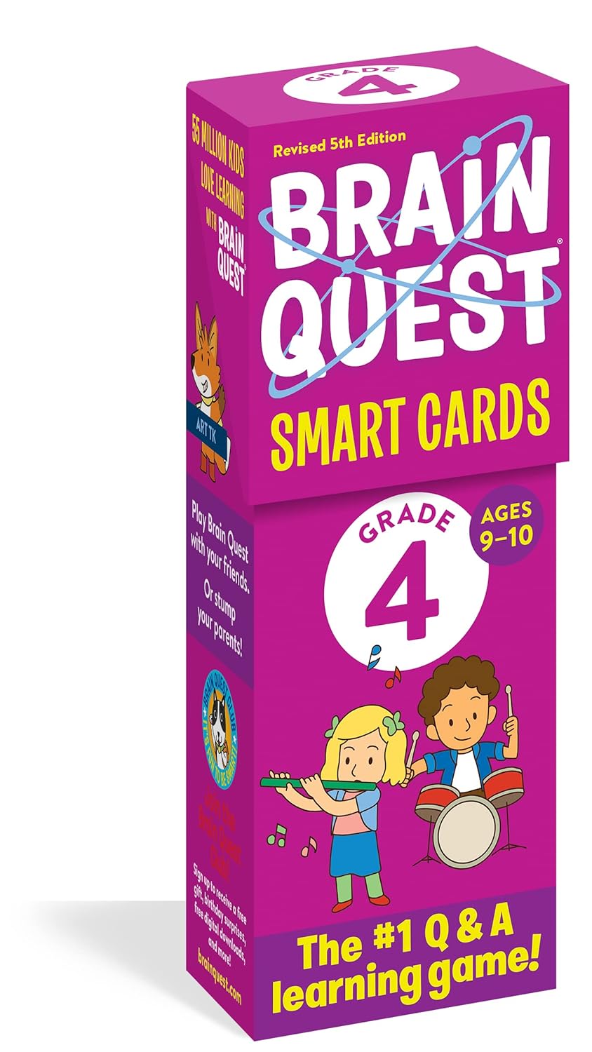 Brain Quest Smart Cards: Grade 4 (Ages 9-10)