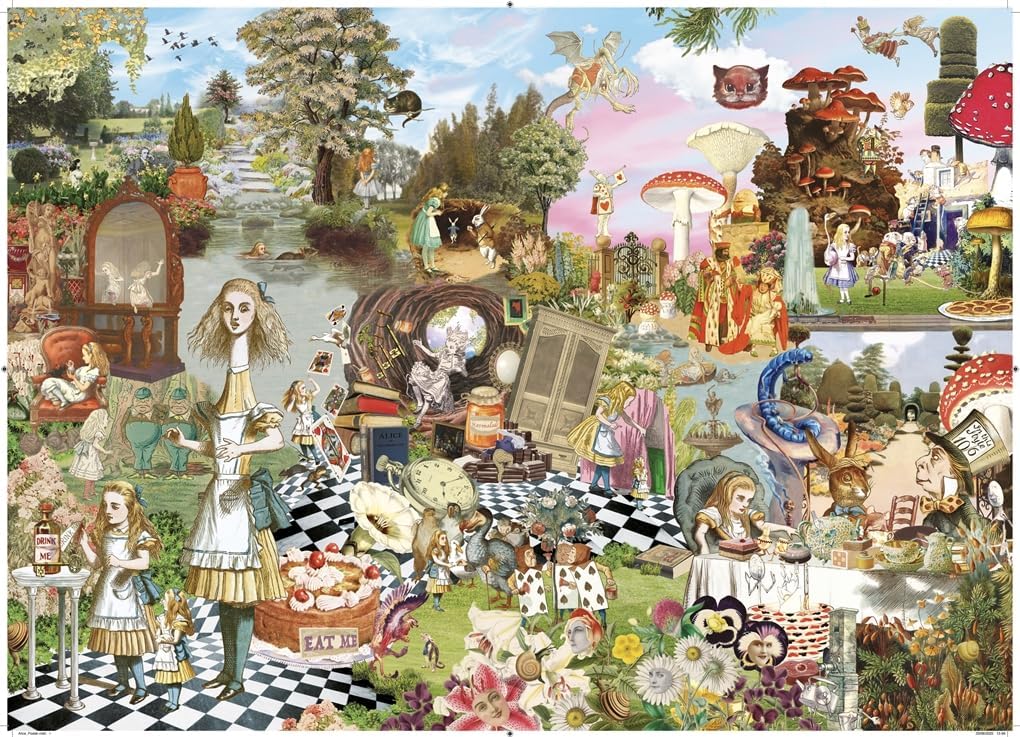 A 1000-Piece Jigsaw Puzzle: Alices Adventures
