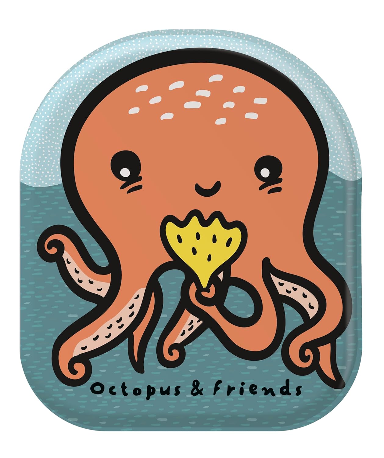 Wee Gallery Shaped Bath Book: Octopus And Friends