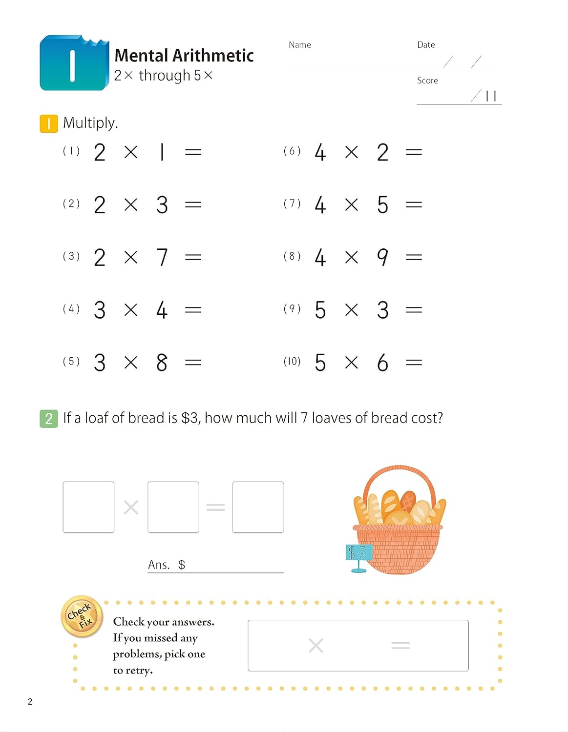 Kumon Mathbites Grade 4: Multipication & Division