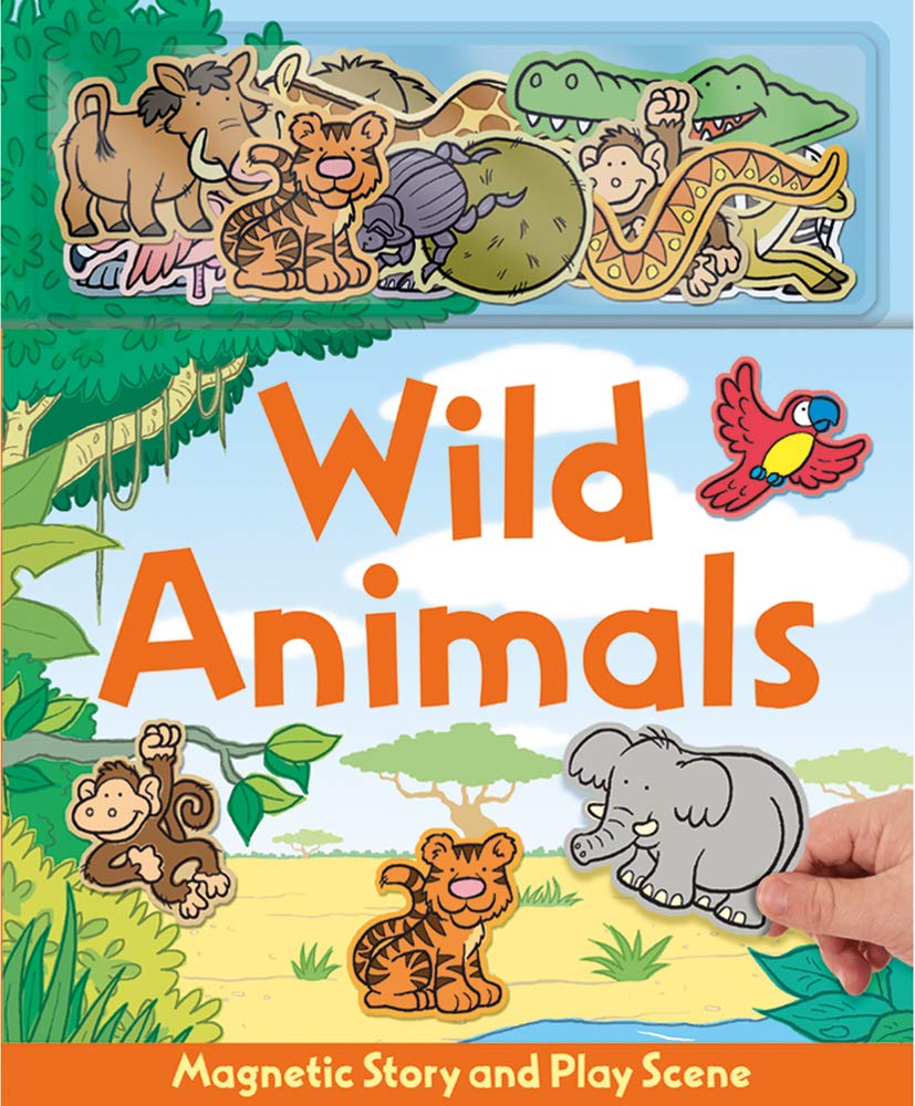 Magnetic Story And Play Scene: Wild Animals