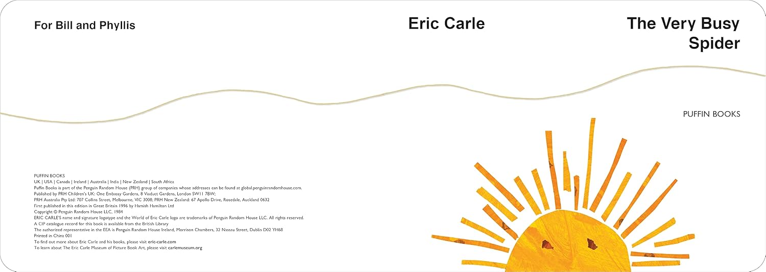 Eric Carle Very Busy Spider (Board Book)