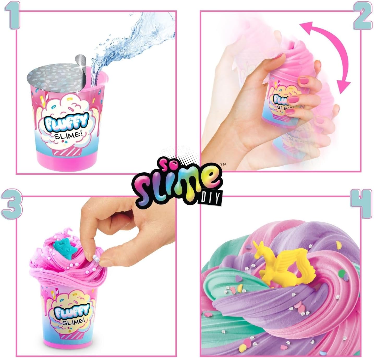 So Slime DIY Slime Shaker Fluffy (3-Pack)
