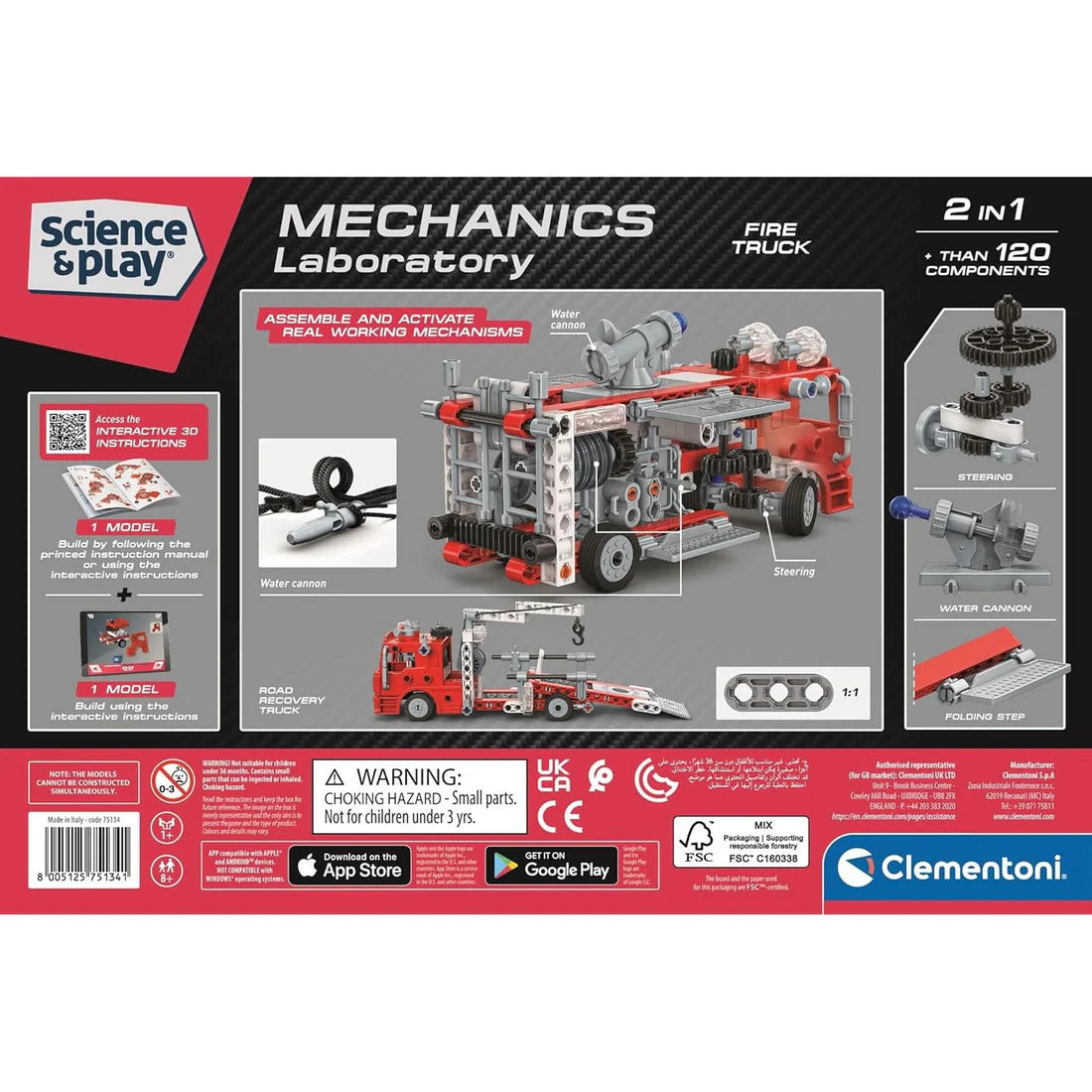 Clementoni Mechanics - Fire Truck