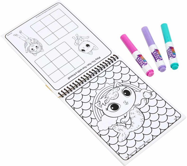 Crayola Color & Erase Activity Pad: Gabby's Dollhouse