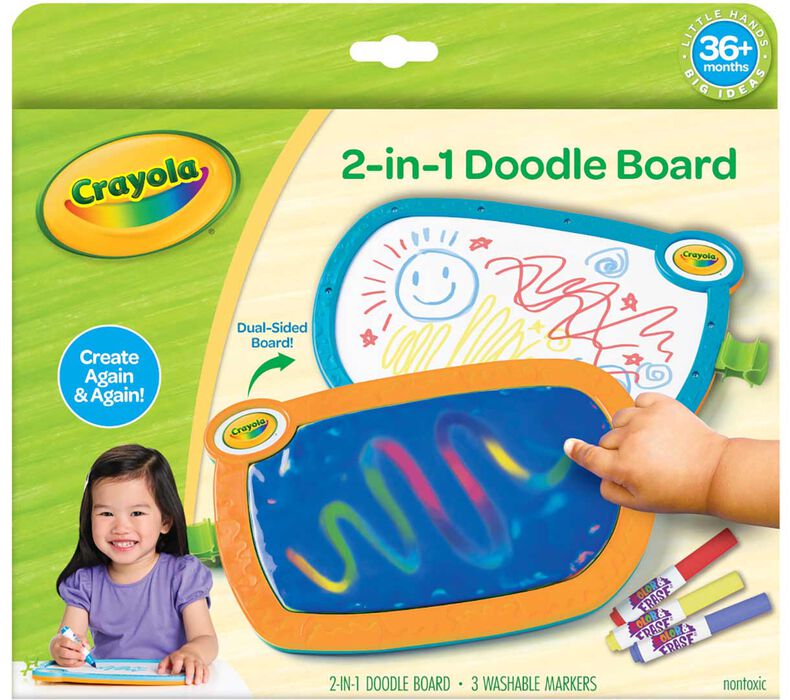 Crayola Young Kids 2-in-1 Doodle Board (Markers)