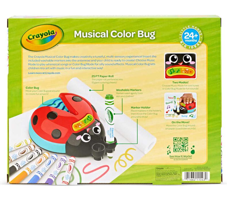 Coloe Bug Crayola Young Kids Musical Color Bug – The Toy Folks