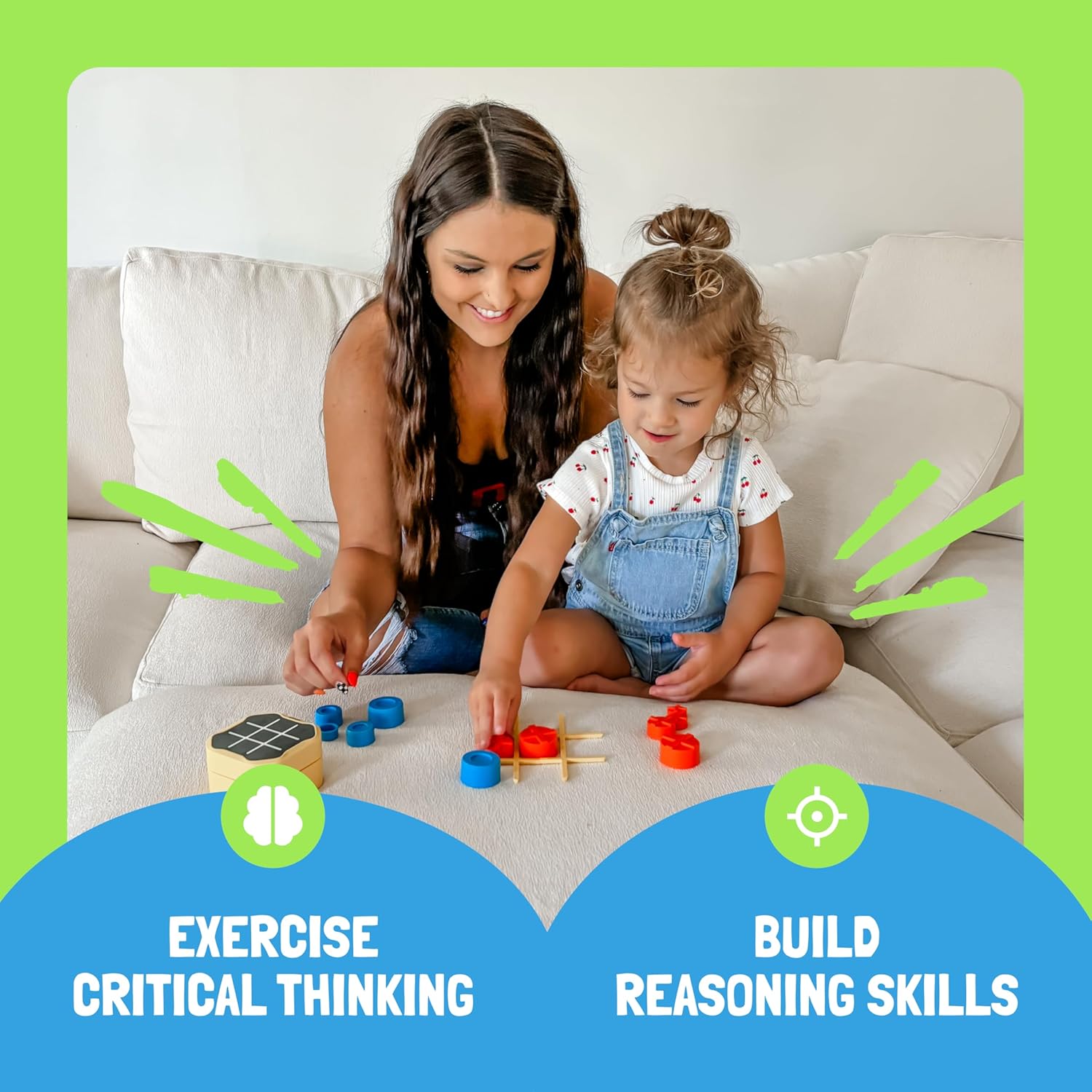 GiiKER Tic-Tac-Toe Bolt (Green)