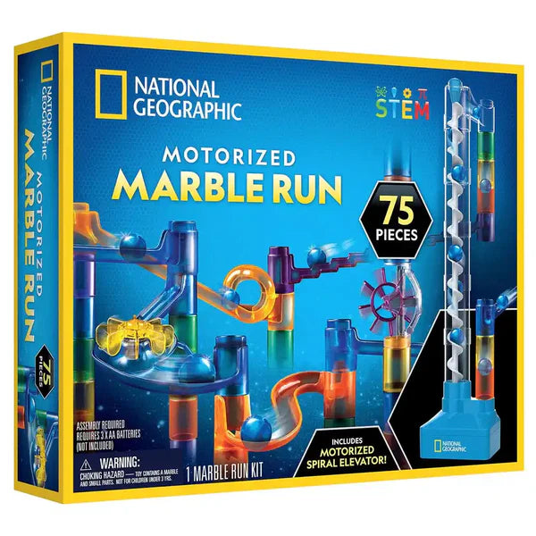 National Geographic Motorized Marble Run (75pc)