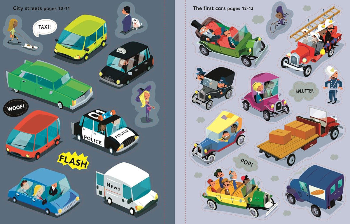 Usborne First Sticker Book: Cars
