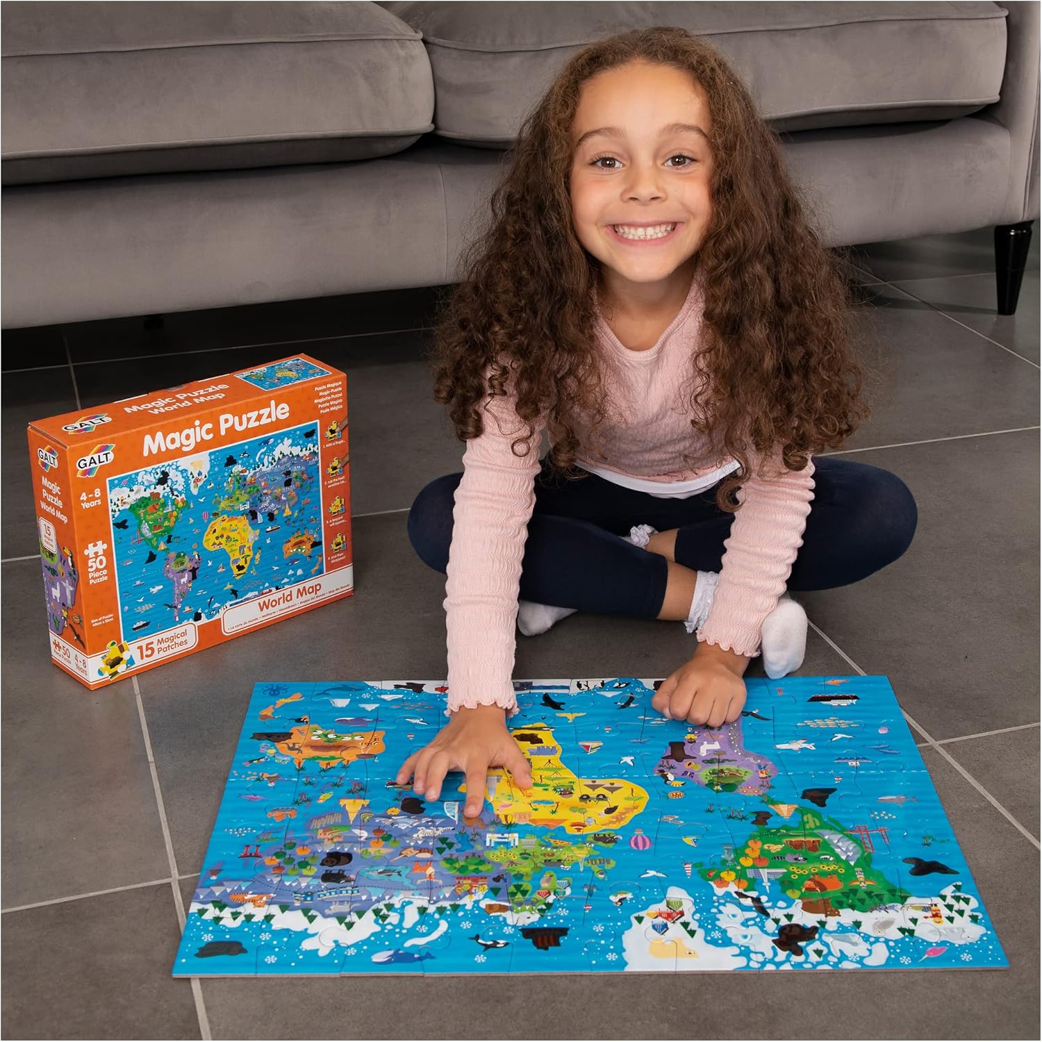 Galt Magic Puzzle: World Map