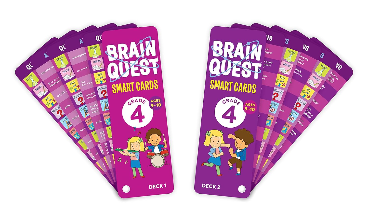 Brain Quest Smart Cards: Grade 4 (Ages 9-10)