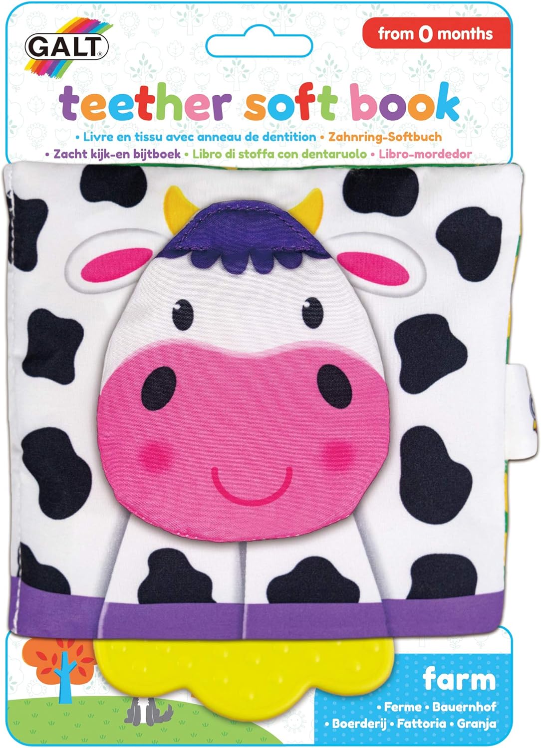 Galt Teether Soft Book: Farm