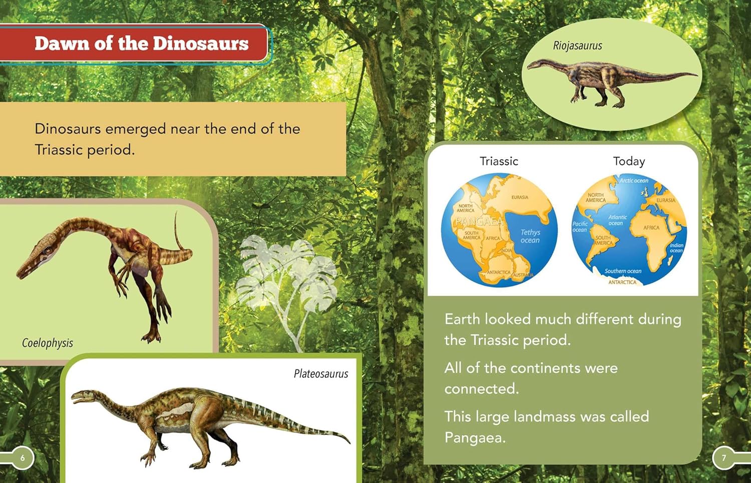 Book And Magnetic Play Set: Dino World