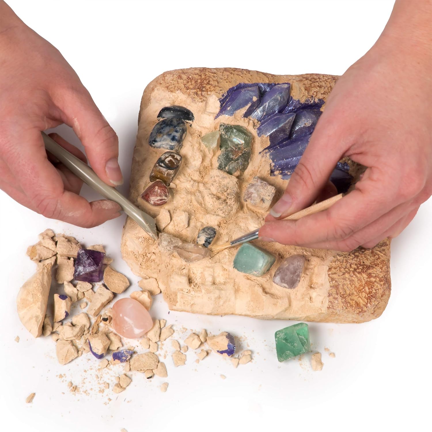 National Geographic Ultimate Gemstone Dig Kit (25pc)