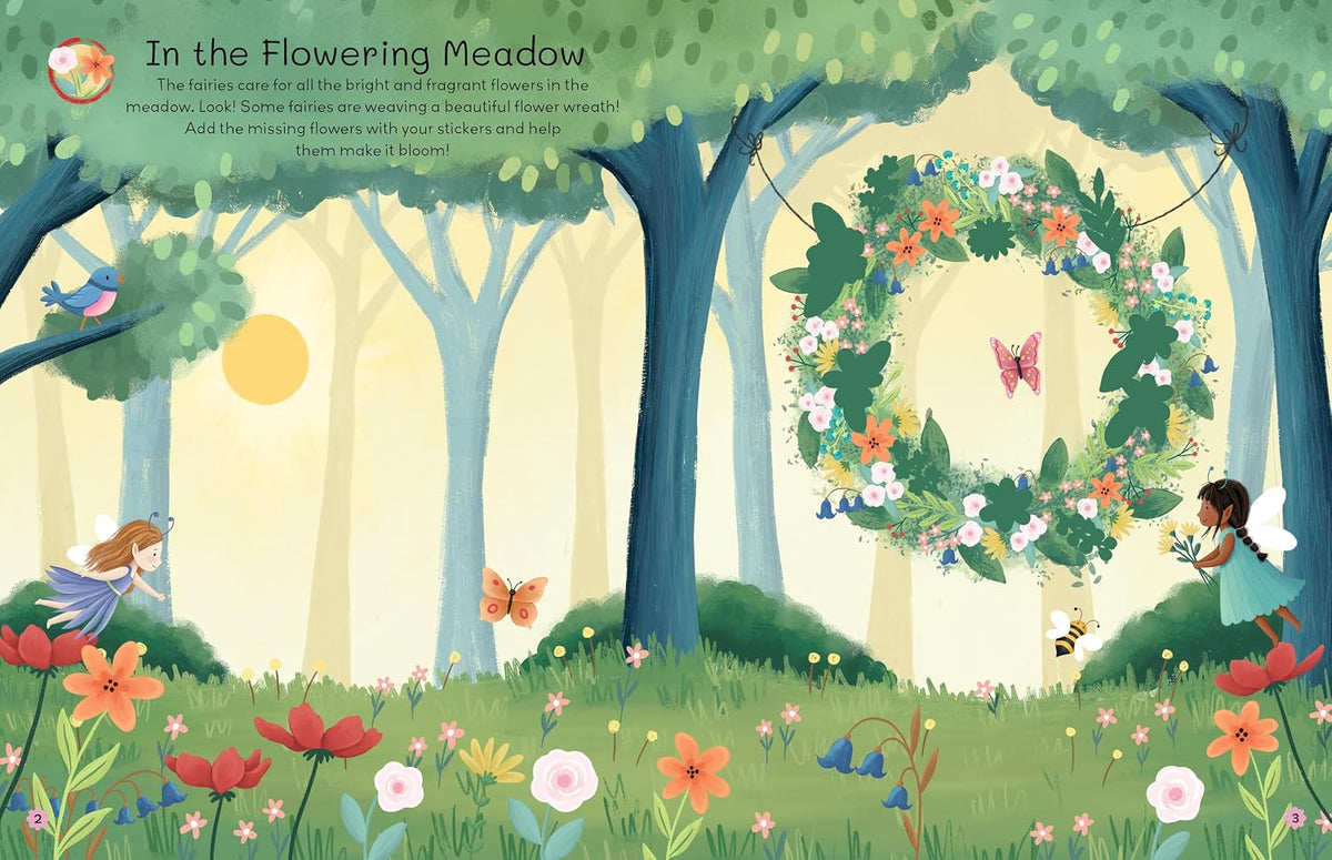 Deluxe Sticker Book: Magical World Of Fairies