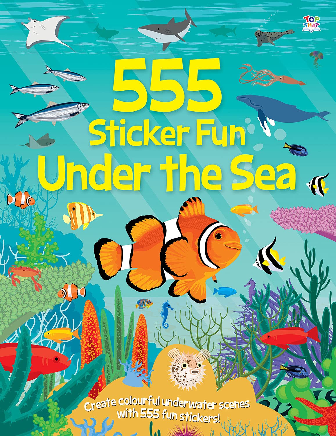 555 Sticker Fun Under The Sea