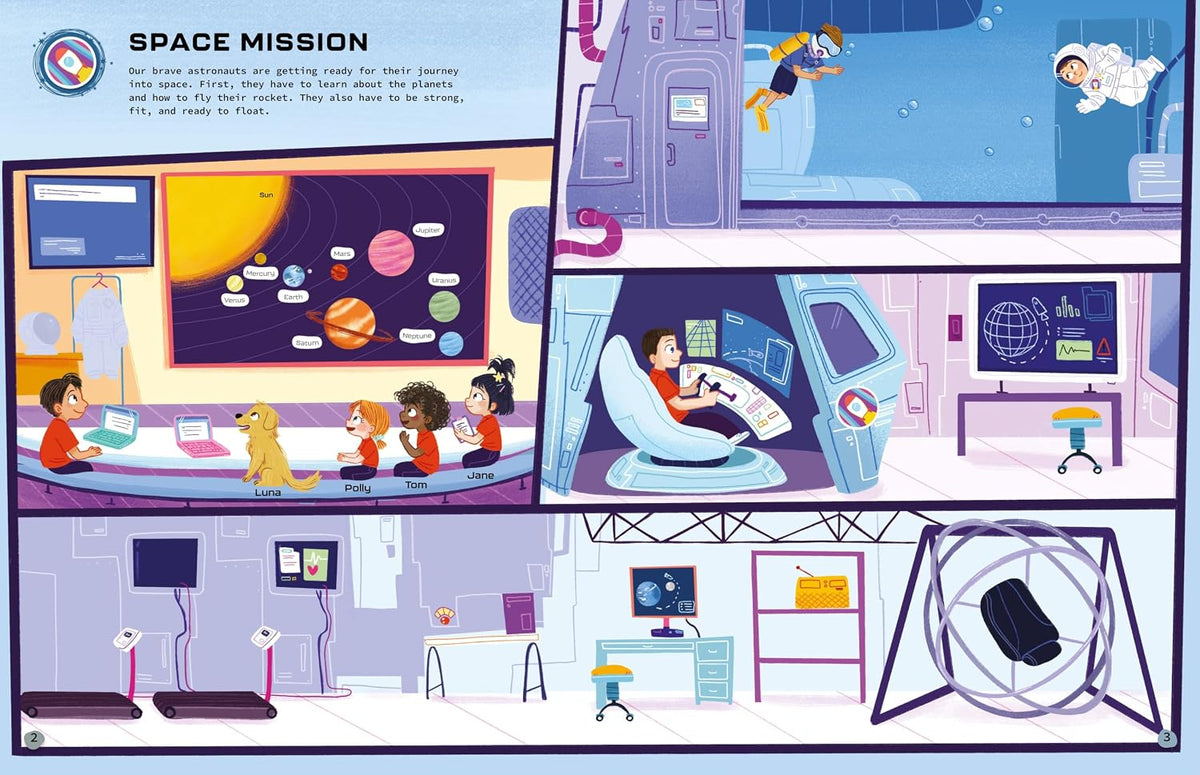 Deluxe Sticker Book: Space