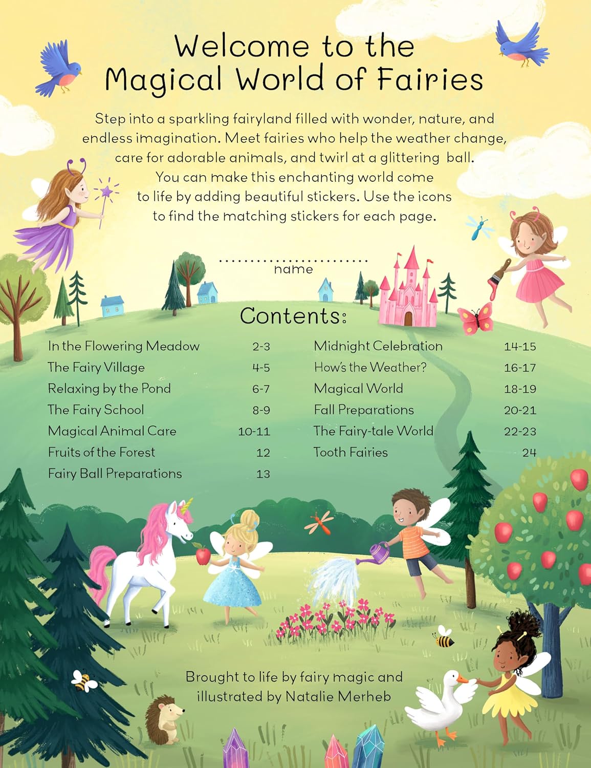 Deluxe Sticker Book: Magical World Of Fairies