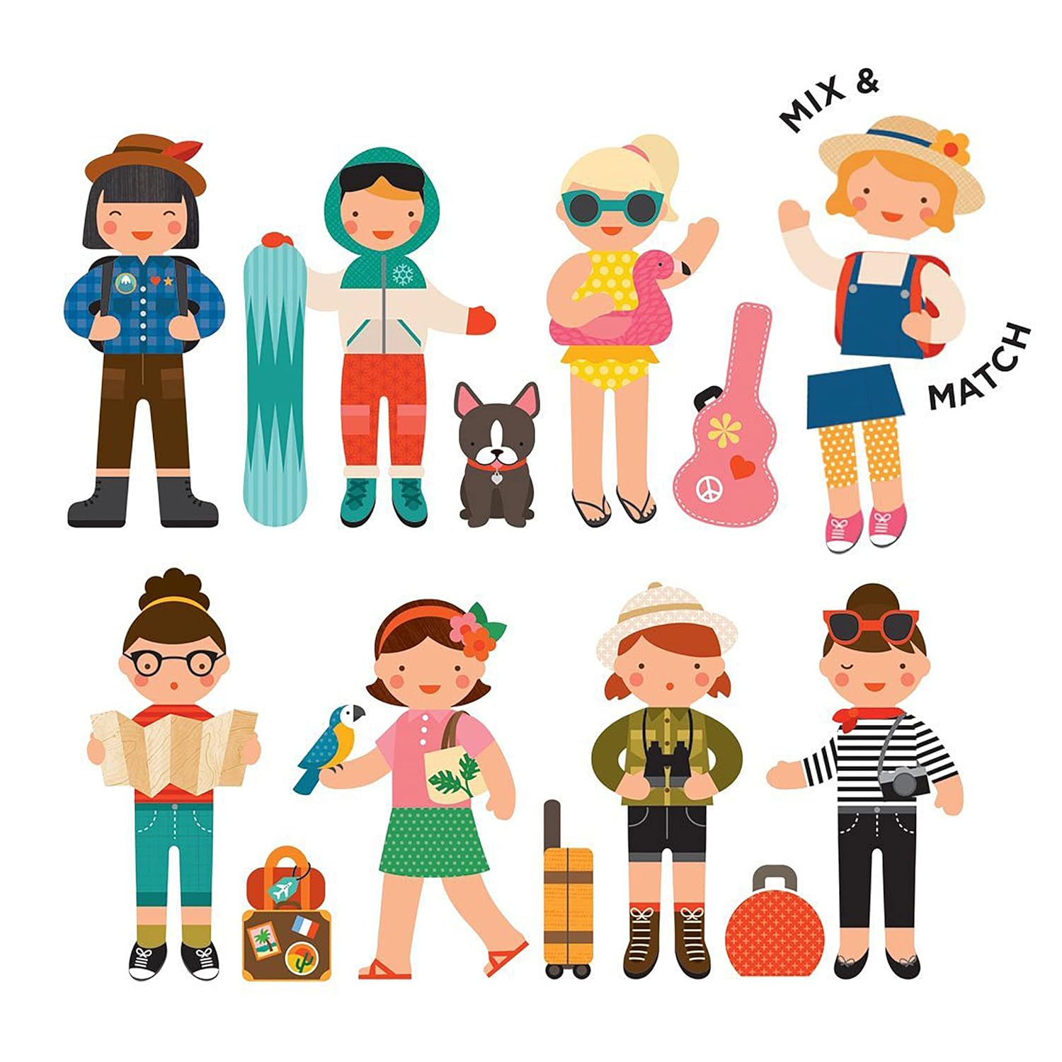 Petit Collage On-the-Go Magnetic Play Set: Little Travelers