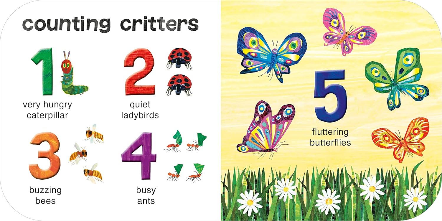 Eric Carle Very Hungry Caterpillars Touch And Feel Animals (Board Book)
