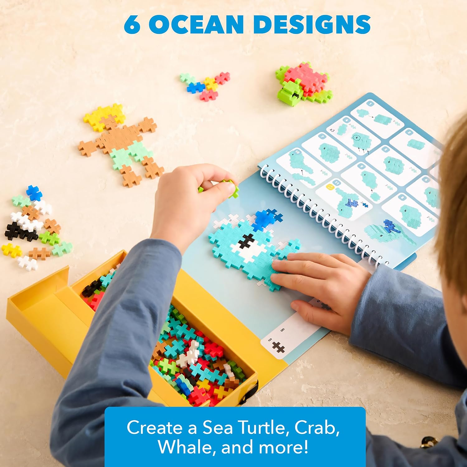 Plus-Plus Activity Pad: Ocean