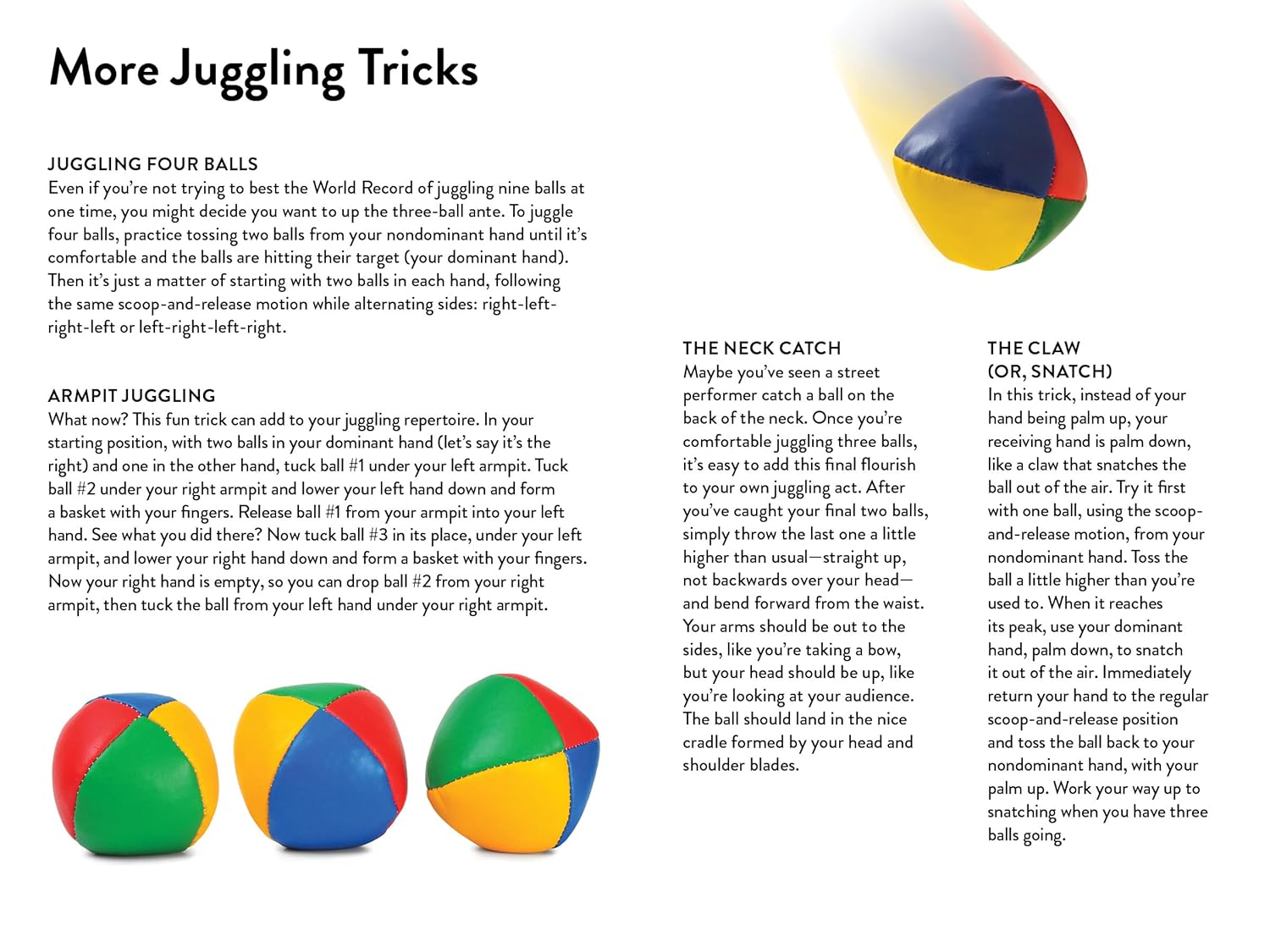 Juggling: Learn to Toss, Catch, and Bounce