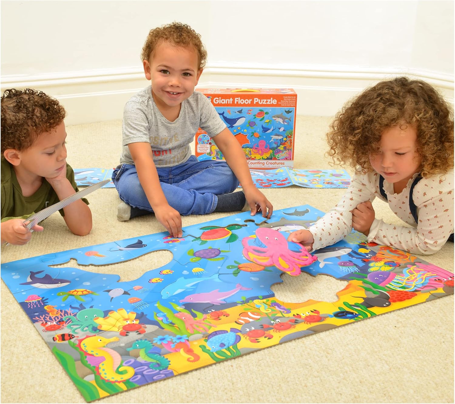 Galt Giant Floor Puzzles: Counting Creatures
