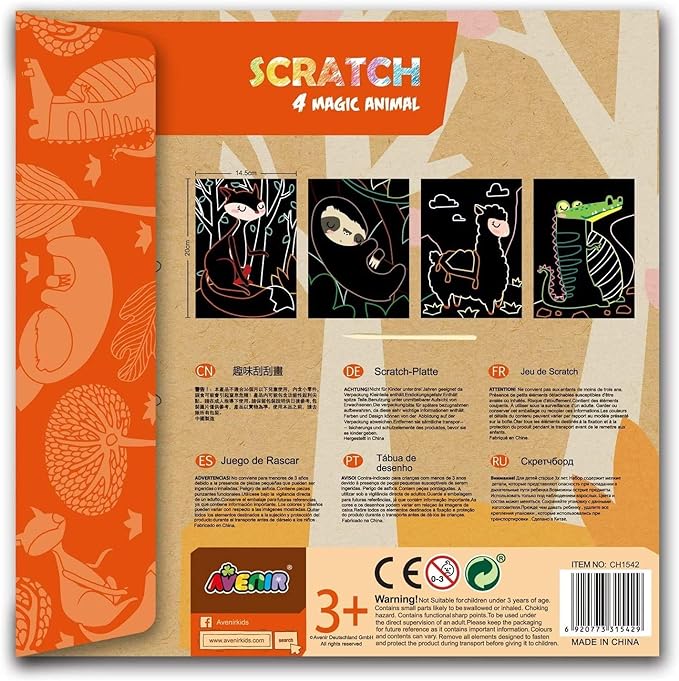 Avenir Scratch Art - Magic Animal