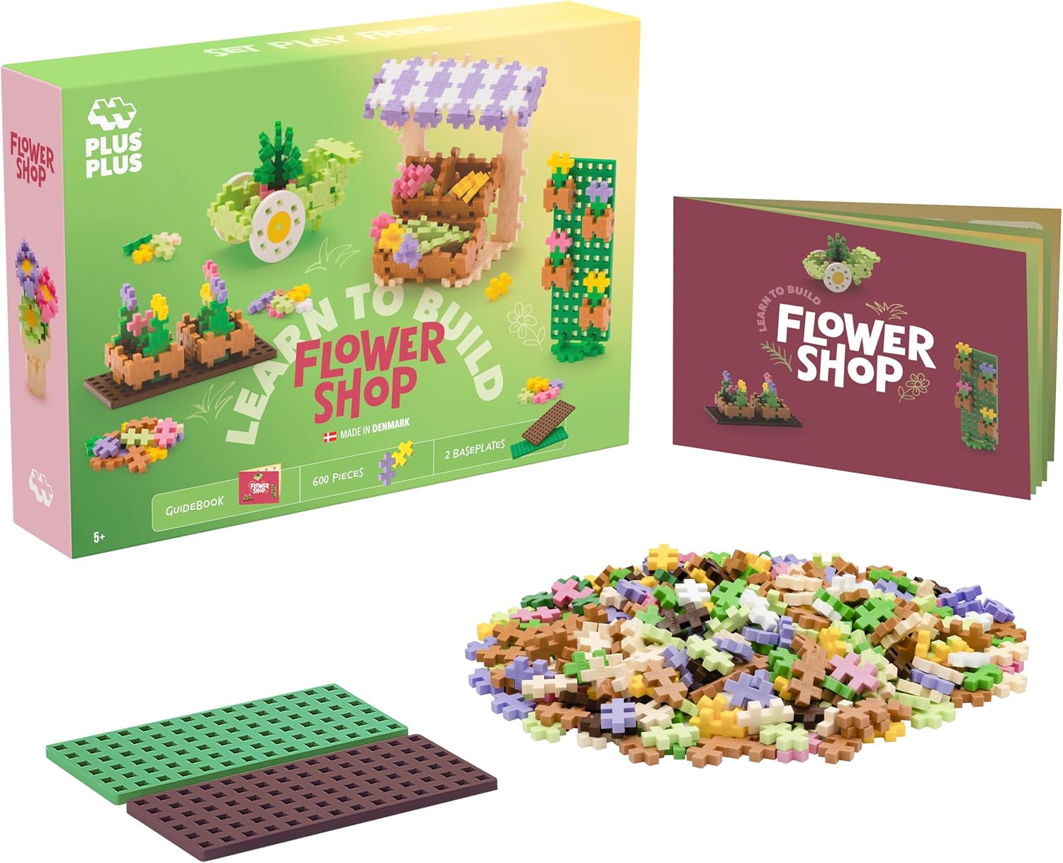 Plus-Plus Learn To Build Flower Shop