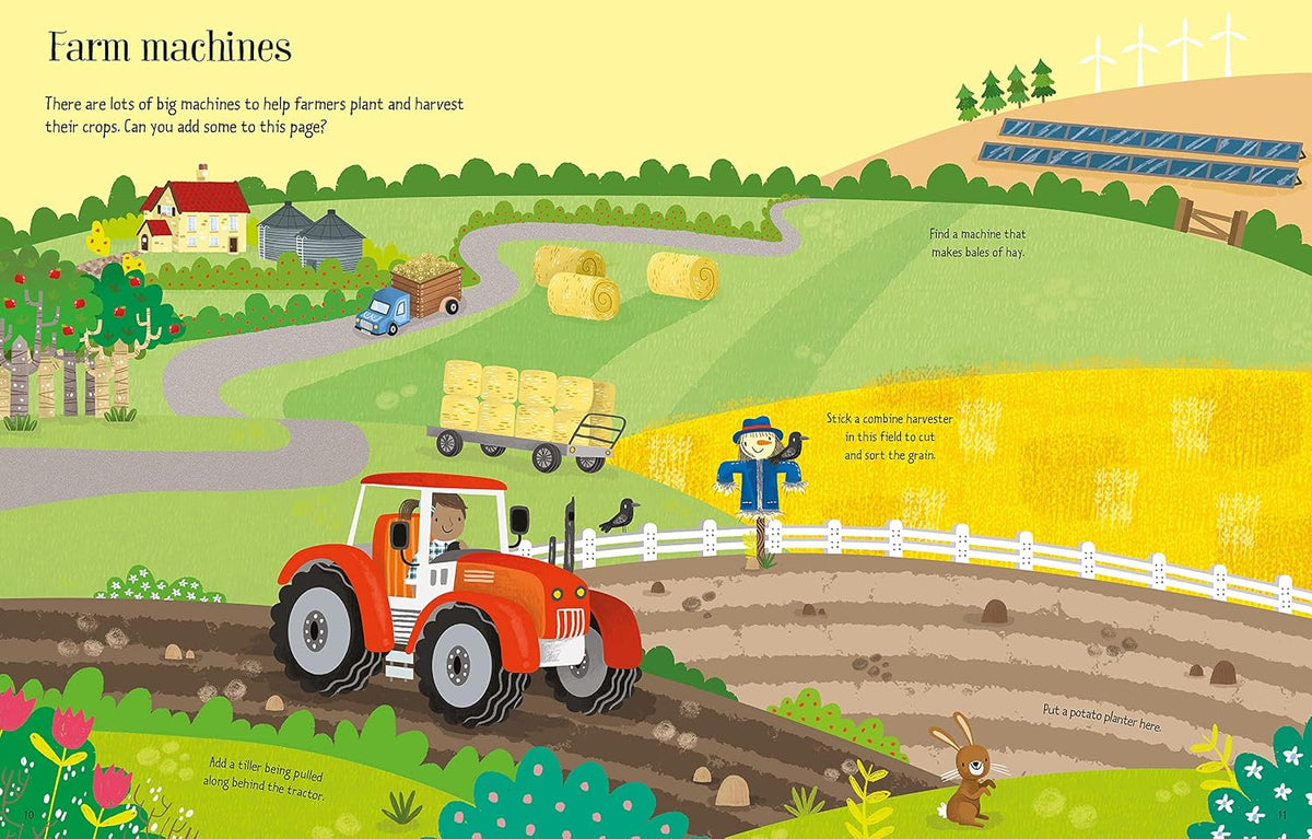 Usborne First Sticker Book: Farm