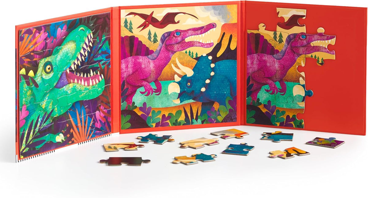Mudpuppy Magnetic Puzzle Set: Dinosaurs Roar!