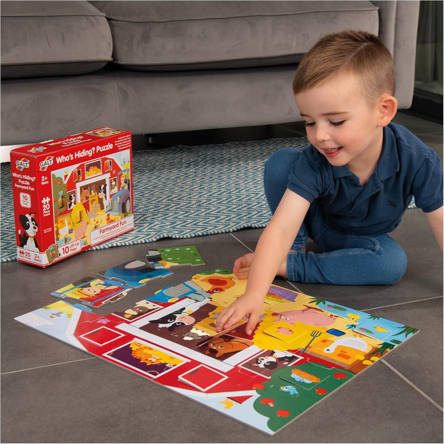 Galt Whos Hiding Puzzles: Farmyard Fun